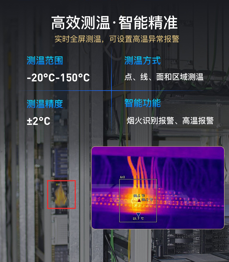 AI双光谱防火热像仪